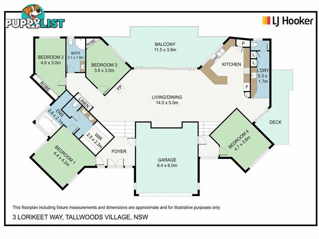 3 Lorikeet Way TALLWOODS VILLAGE NSW 2430