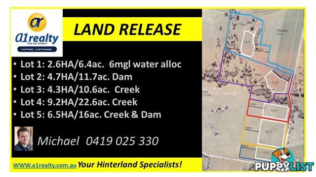 Lots 1 - 5 South Isis Road South Isis QLD 4660