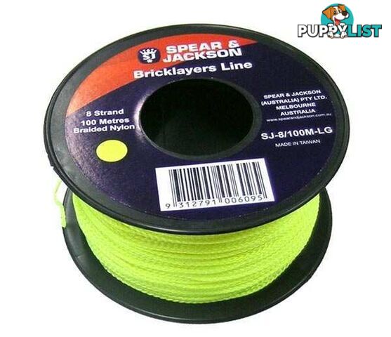 Brickline 8 Strand Nylon Lime Green