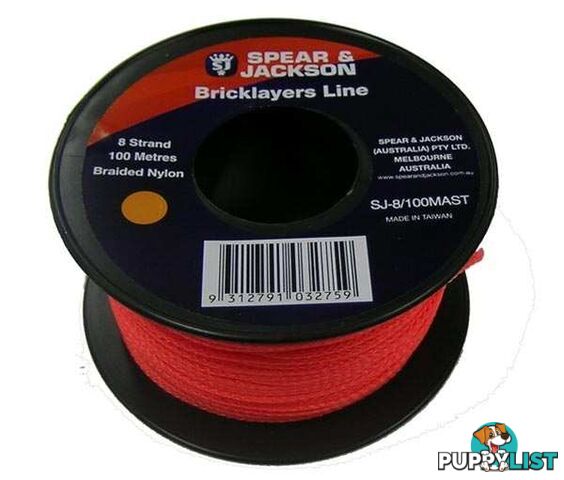 Brickline 8 Strand Nylon Orange