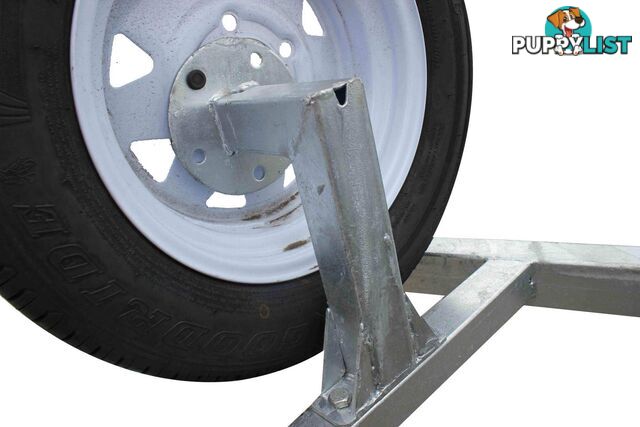 TRAILER 14 INCH SPARE WHEEL + BRACKET FOR  8X5 MODELS