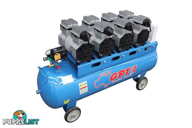 100L Silenced Air Compressor  Oil-Free   (10AMP ) ;