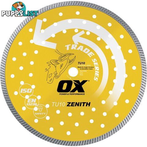 OX TRADE 7; TURBO DIAMOND BLADE ; UNIVERSAL/HARD