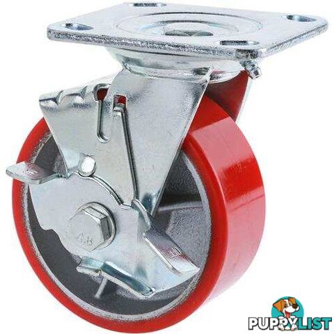 6 ; Heavy Duty Caster Wheels Swivel With Break