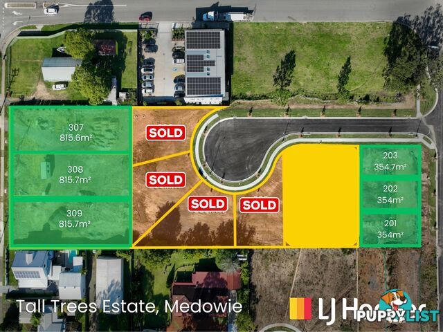 Lot 307-309 + 201-203/799 Medowie Road MEDOWIE NSW 2318