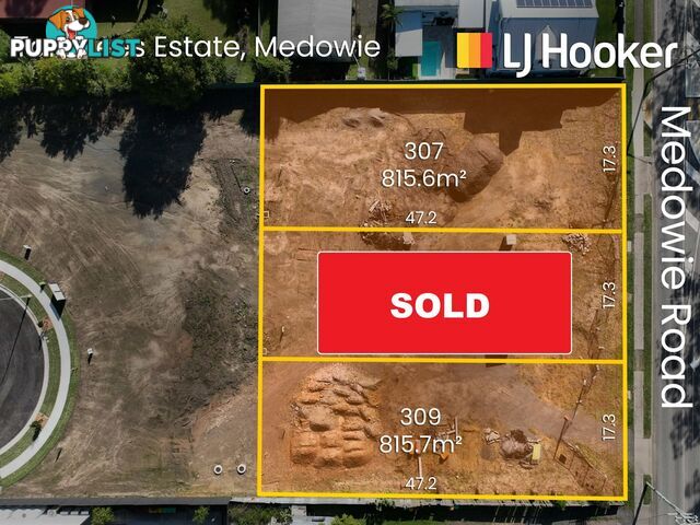 Lot 307, 309/799 Medowie Road MEDOWIE NSW 2318