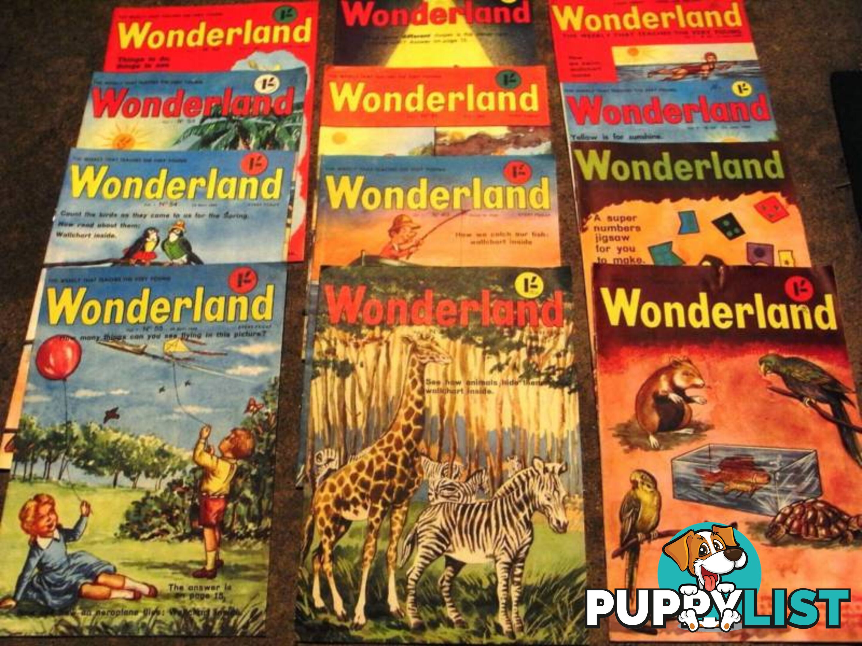 WONDERLAND 1966 X12 MINT CONDITION pickup oakleigh 3166 or postag