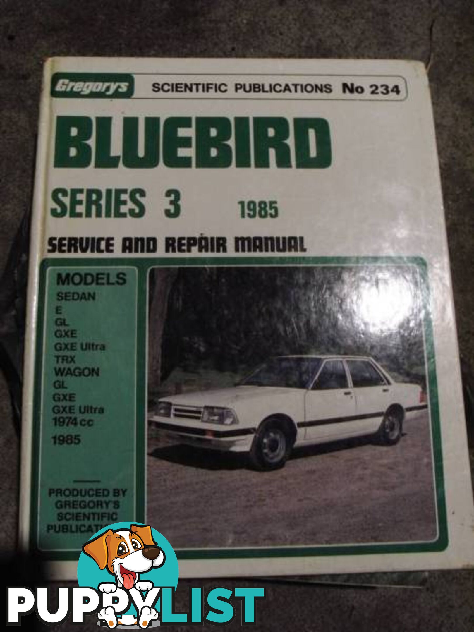 DATSUN NISSAN BLUEBIRD SERIES 3 - 1985 Repair Manual