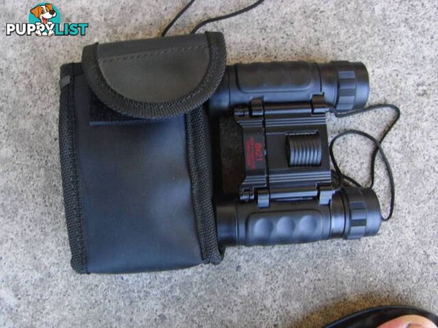 Metal 8X21 Pocket Binoculars & pouch with belt loop pickup or pos