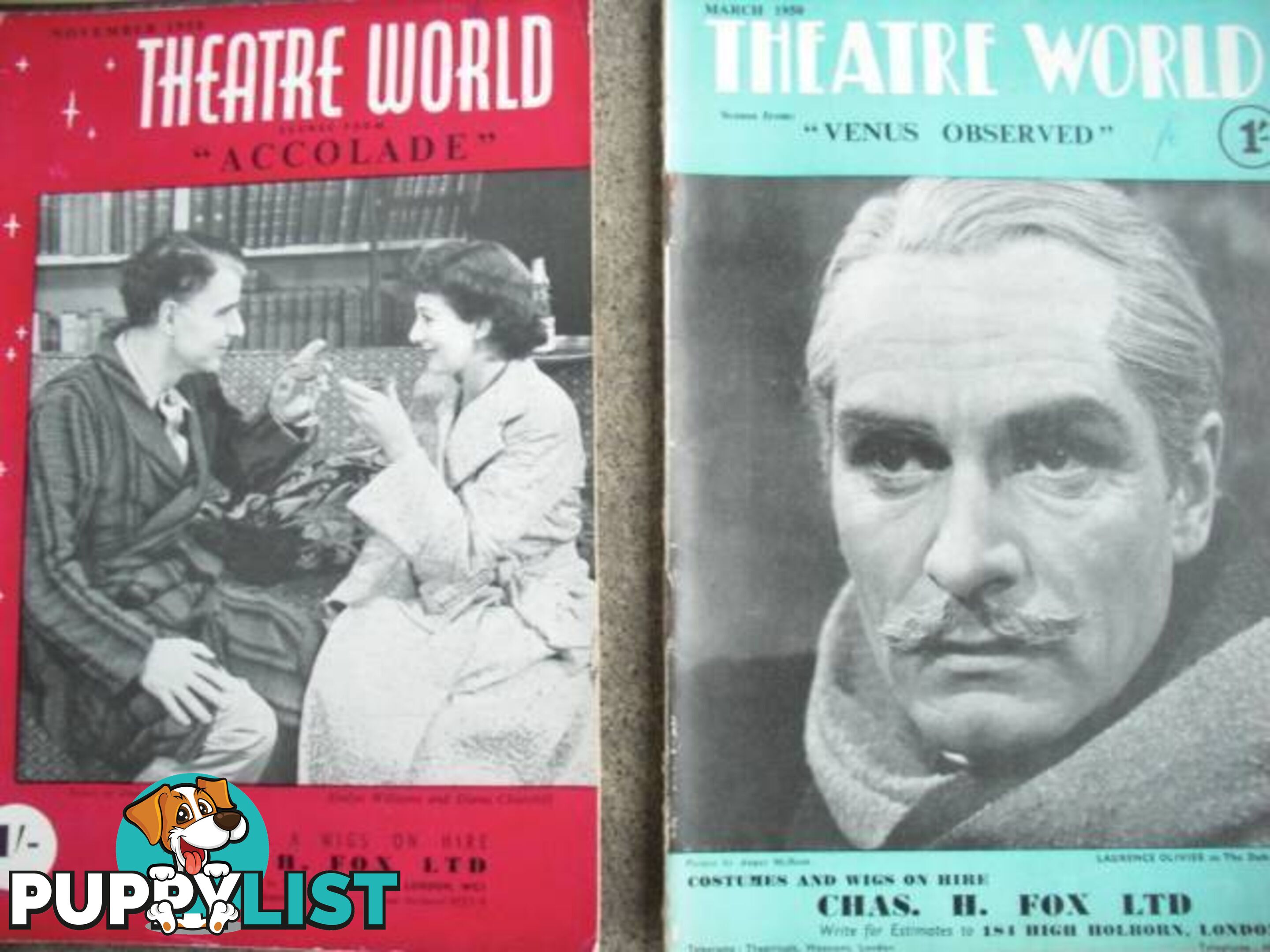 THEATRE WORLD******1950 1960 GOOD CONDITION 20 ISSUES