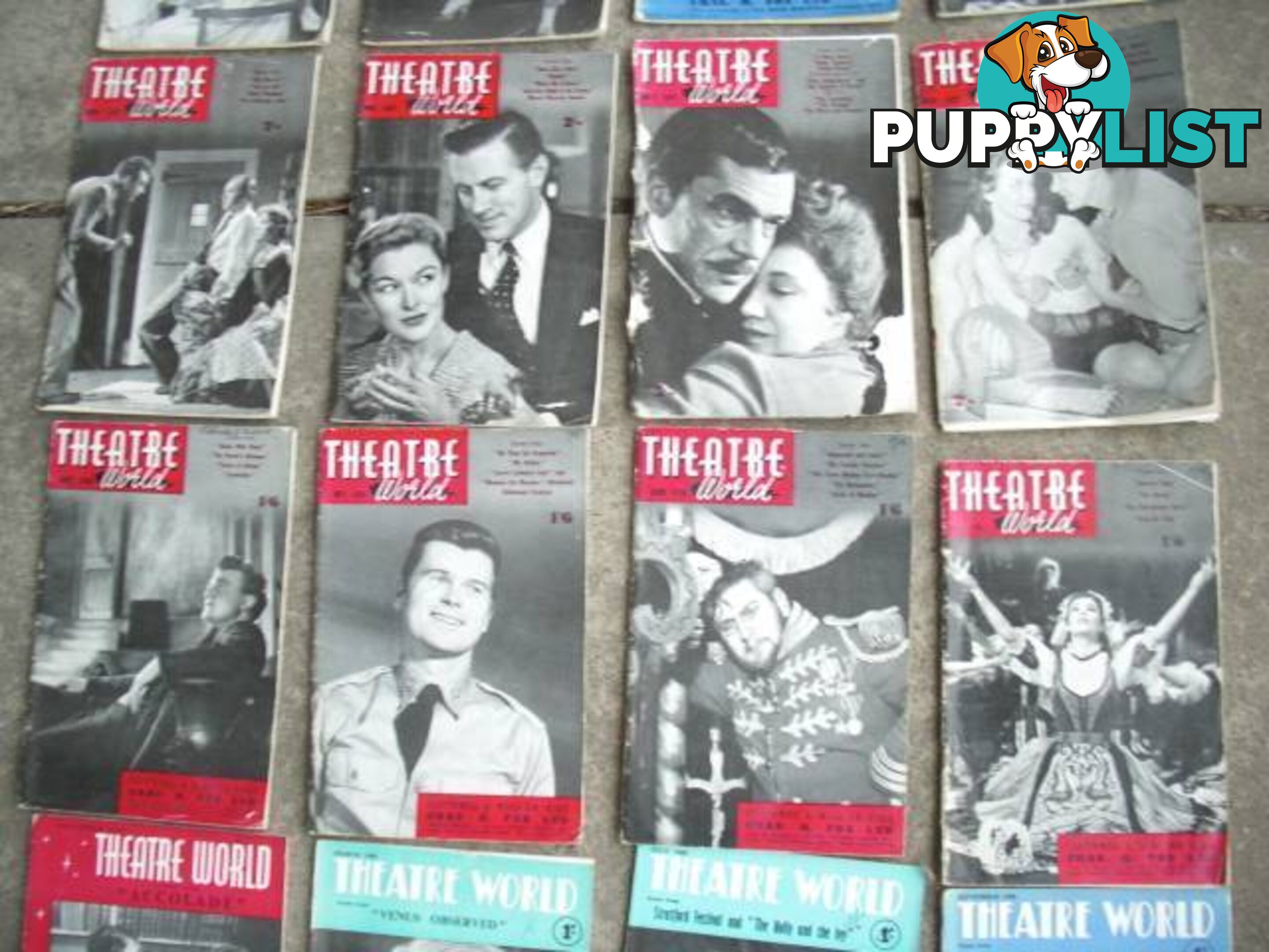 THEATRE WORLD******1950 1960 GOOD CONDITION 20 ISSUES