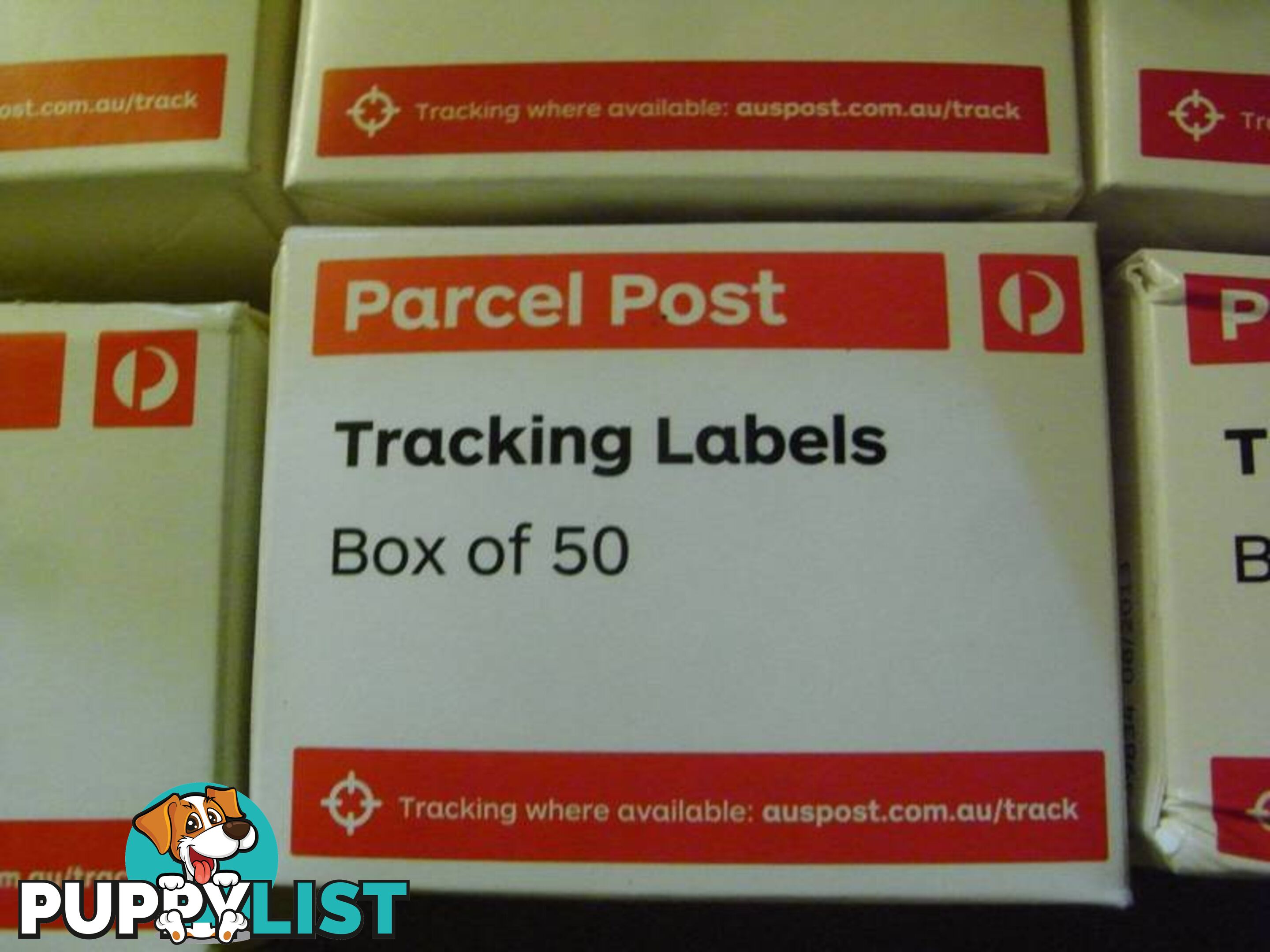 250 x AUSTRALIA POST TRACKING LABELS EBAY SALES POSTAGE