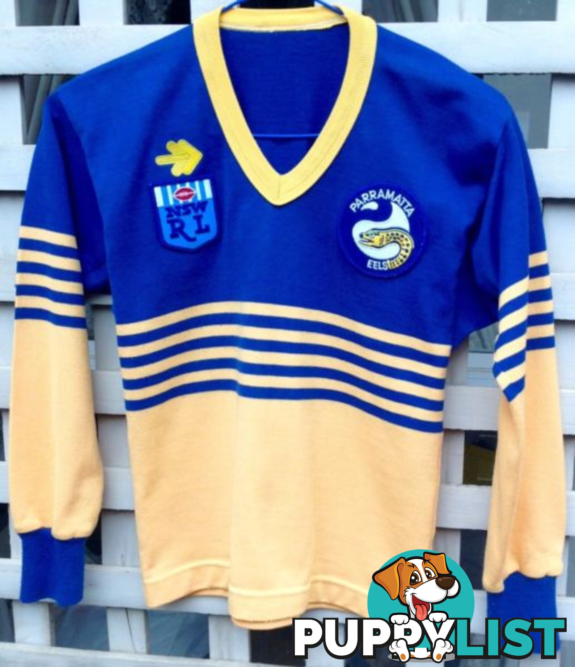 Parramatta Eels Vintage 80's Kids Football Jersey