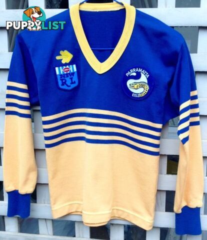 Parramatta Eels Vintage 80's Kids Football Jersey