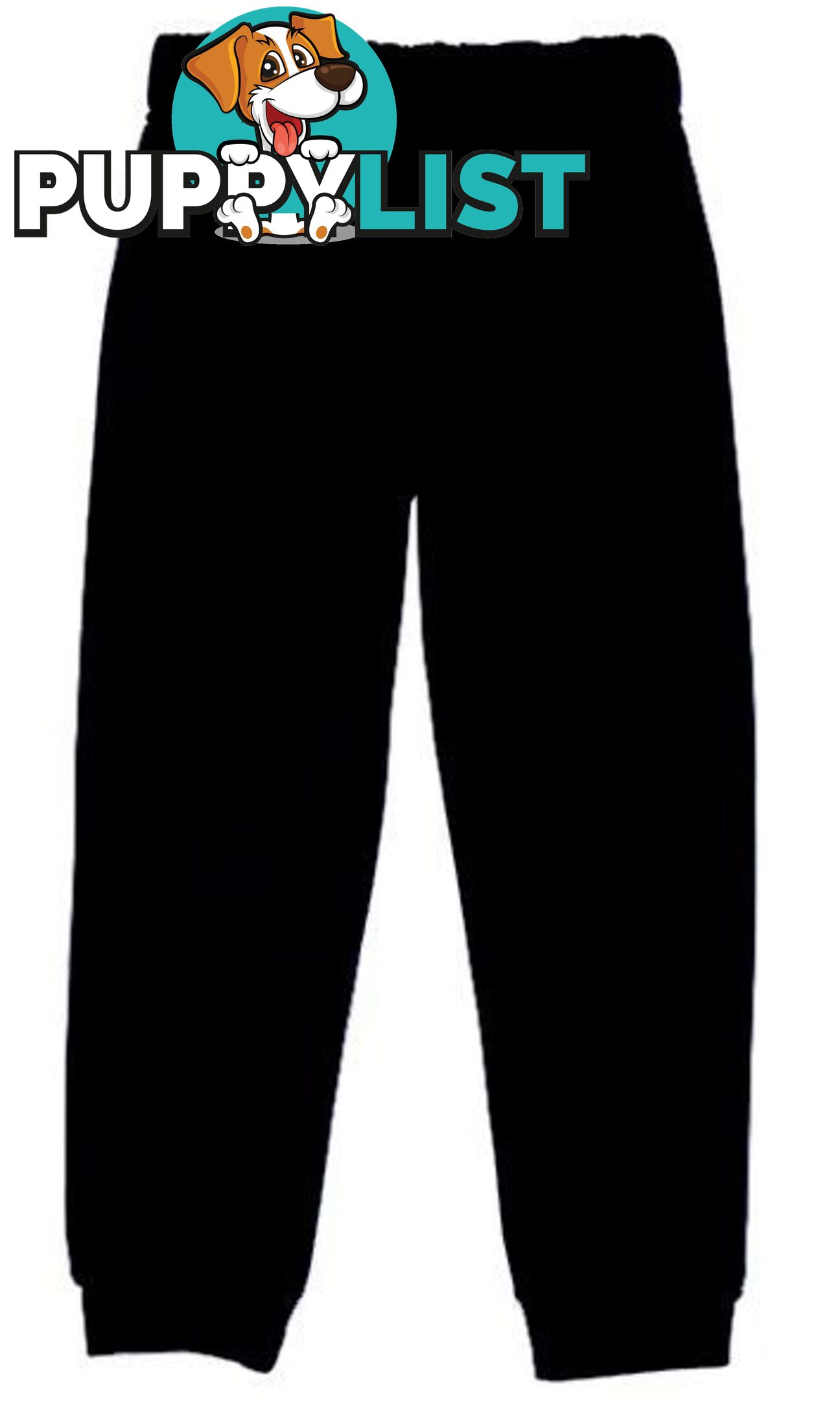 Children's Black Fleecy Trackpants