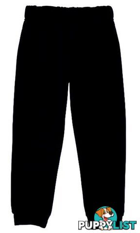 Children's Black Fleecy Trackpants