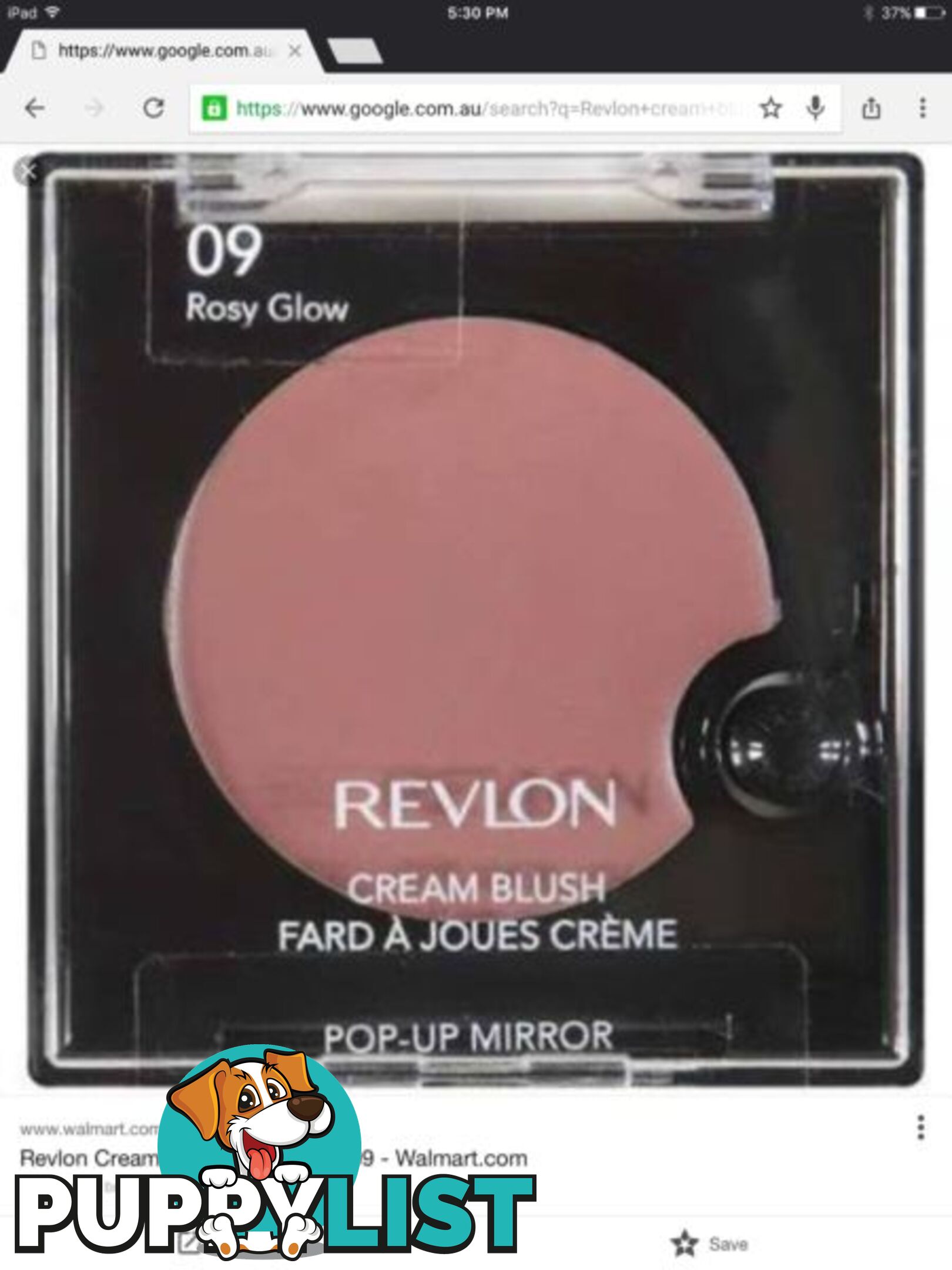 Wanted: Revlon Cream Blush in " Rosy Glow "