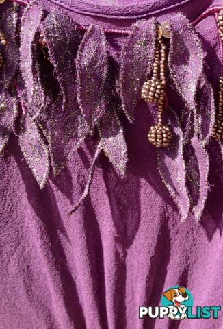 Purple Silk Designer Top