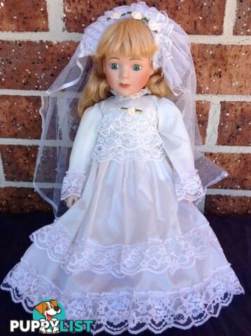 Beautiful Porcelain Bridal Doll