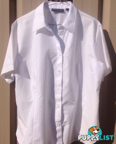 New Ladies Plus Size White Shirt