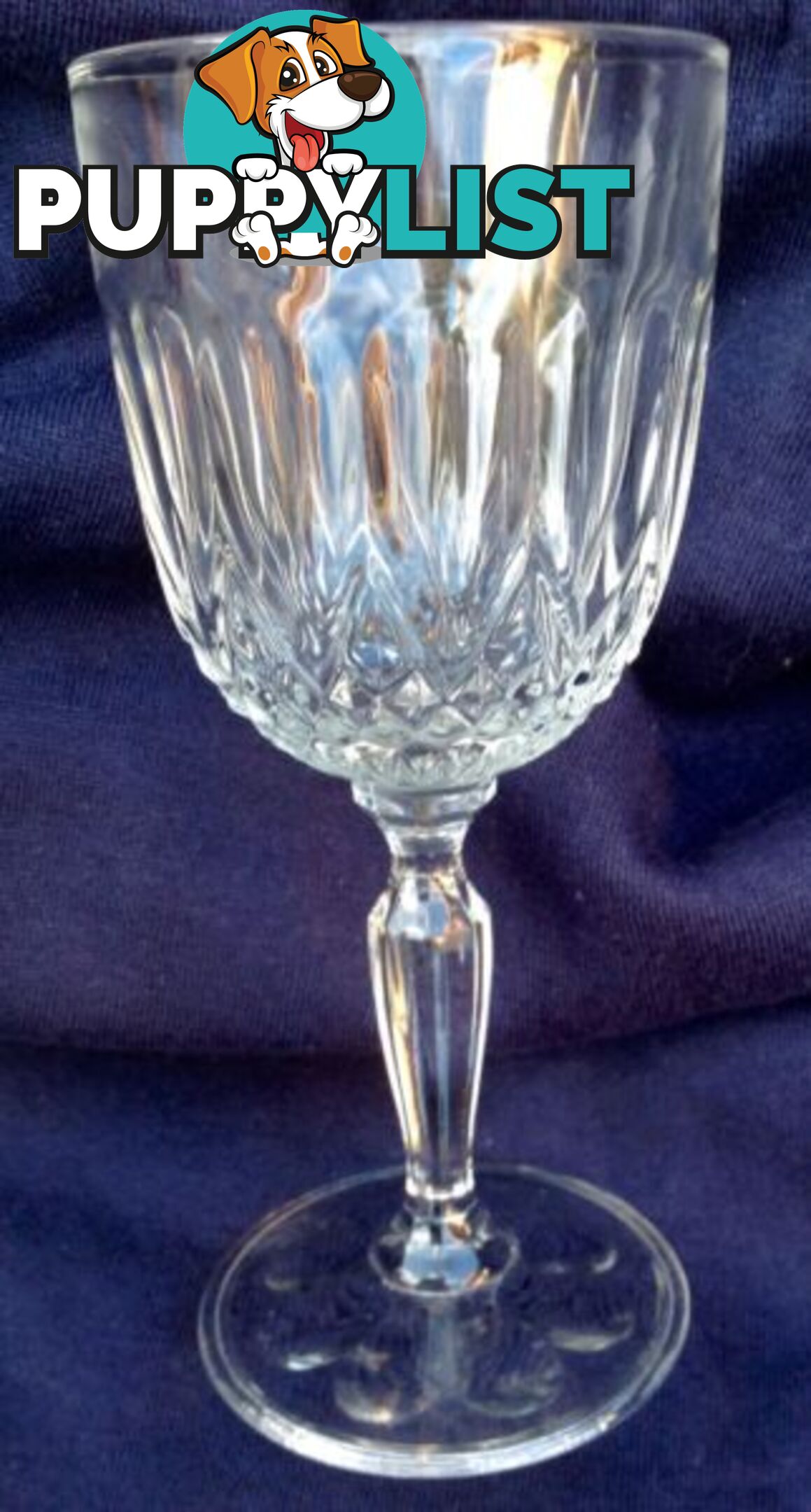 Retro Wine Glass