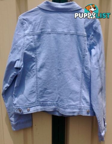 New Ladies Pale Blue Denim Jacket