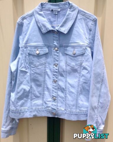 New Ladies Pale Blue Denim Jacket