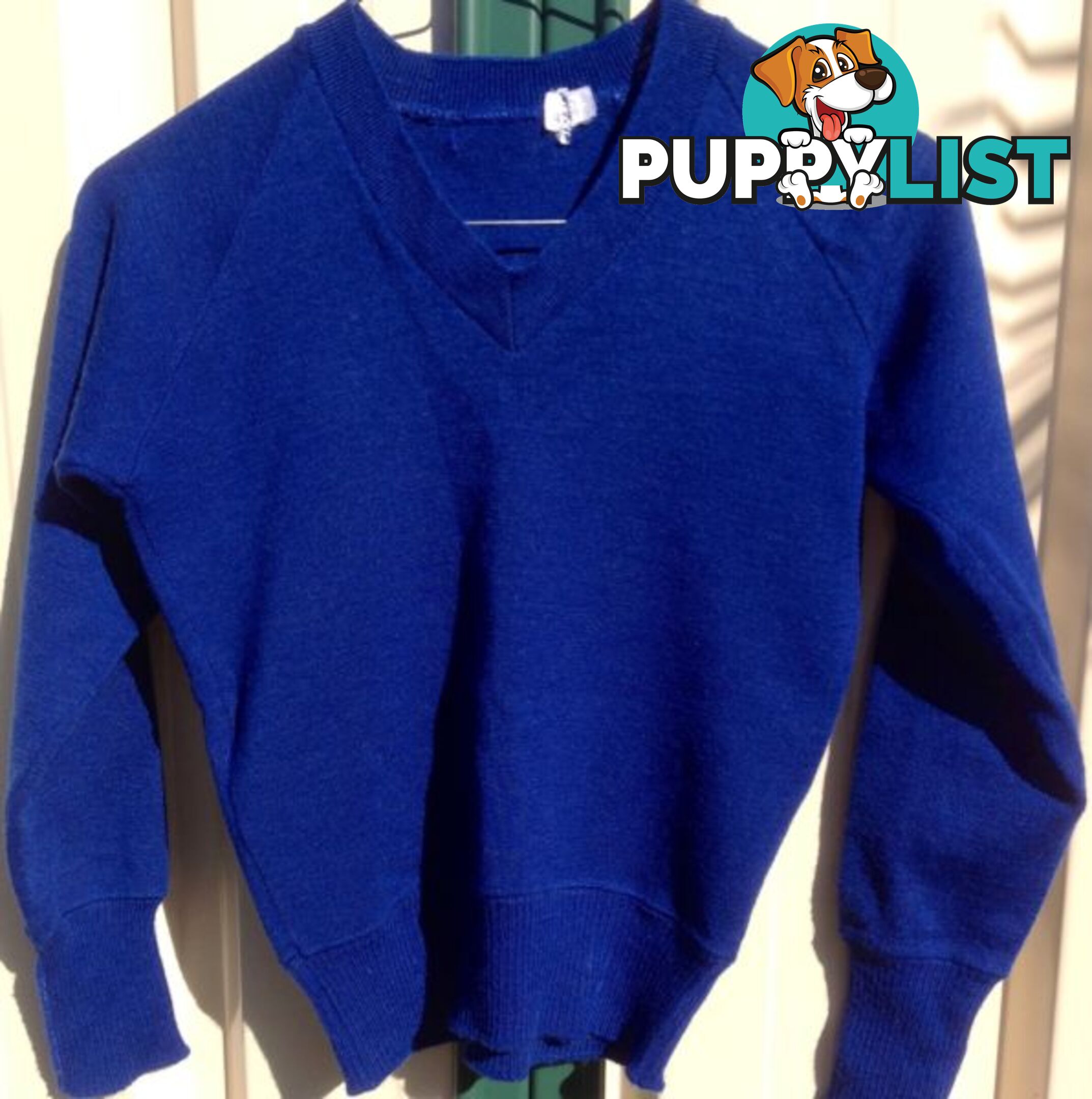 Children's Pure Wool Royal Blue Jumper