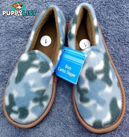 New Boy's Camo Slippers