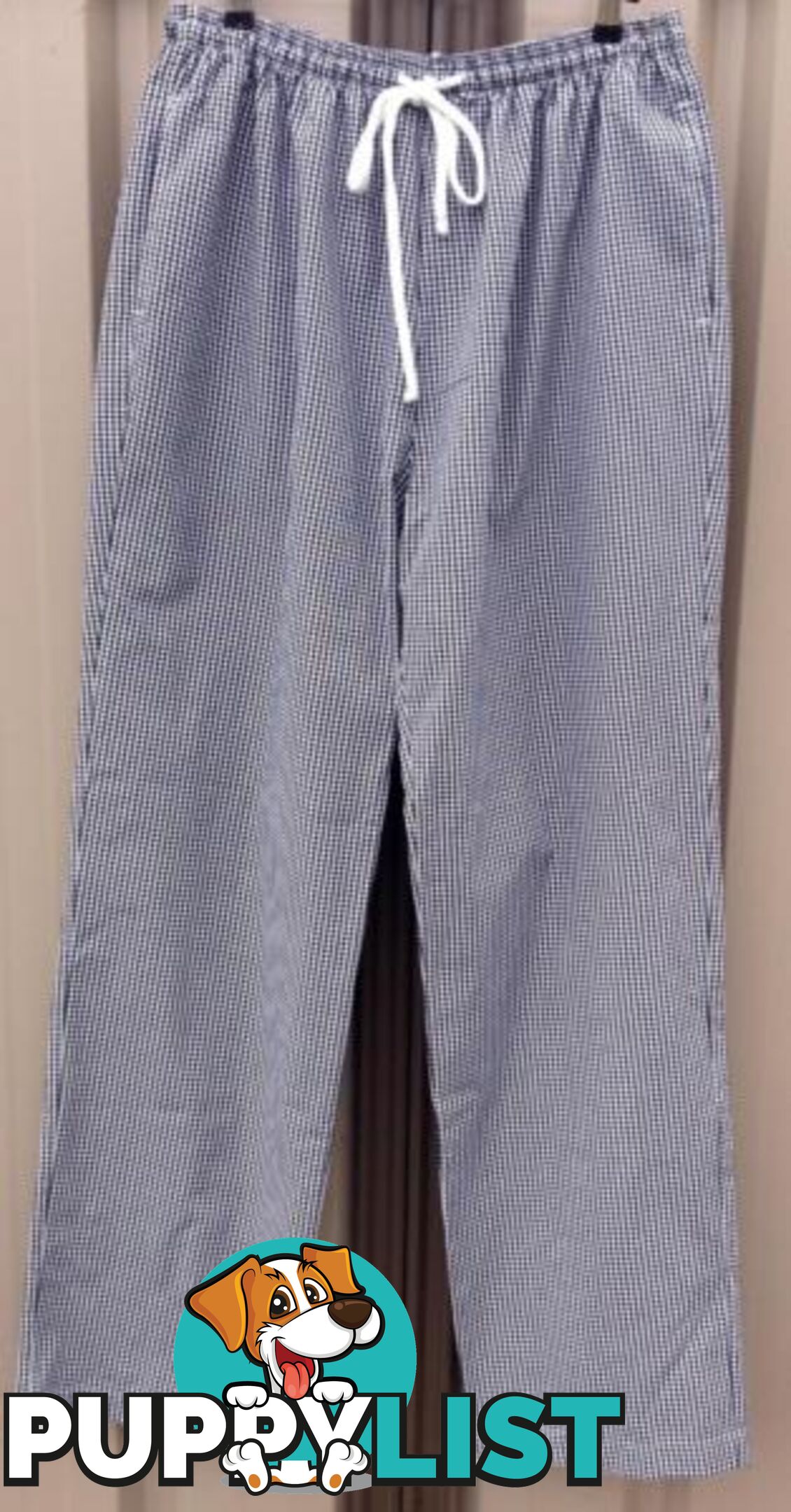 Ladies Cotton Check Chef Pants