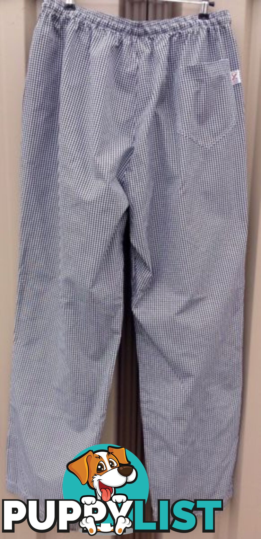 Ladies Cotton Check Chef Pants