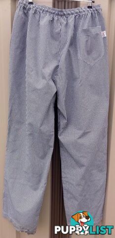 Ladies Cotton Check Chef Pants