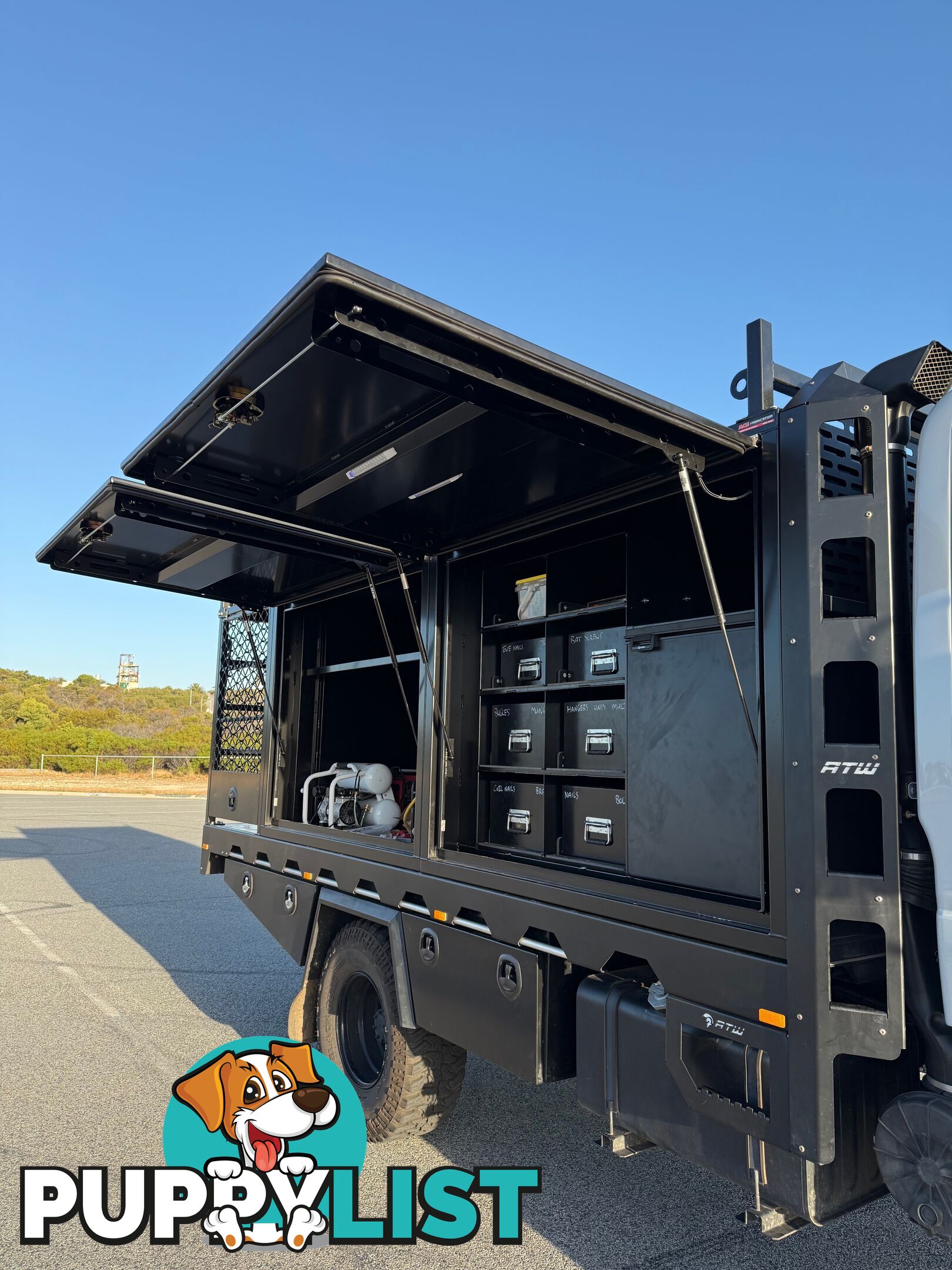 2023 Isuzu NPS75-155 Crew Cab AL Grey, 5.2L T/D AMT Chassis extended