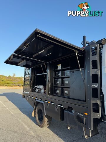2023 Isuzu NPS75-155 Crew Cab AL Grey, 5.2L T/D AMT Chassis extended