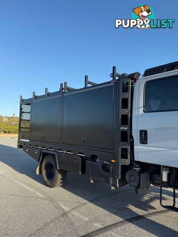 2023 Isuzu NPS75-155 Crew Cab AL Grey, 5.2L T/D AMT Chassis extended