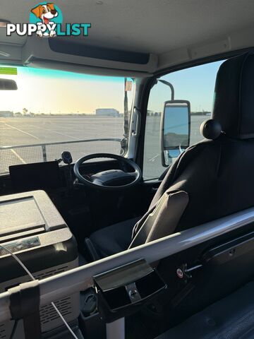 2023 Isuzu NPS75-155 Crew Cab AL Grey, 5.2L T/D AMT Chassis extended