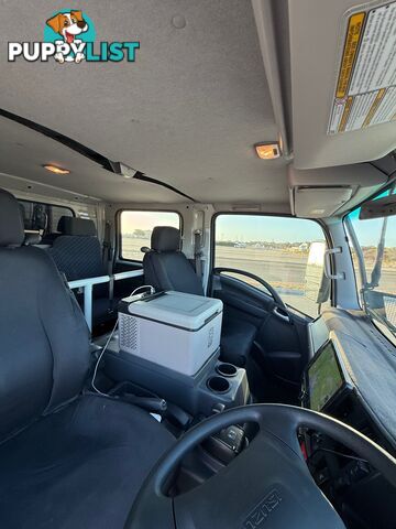 2023 Isuzu NPS75-155 Crew Cab AL Grey, 5.2L T/D AMT Chassis extended