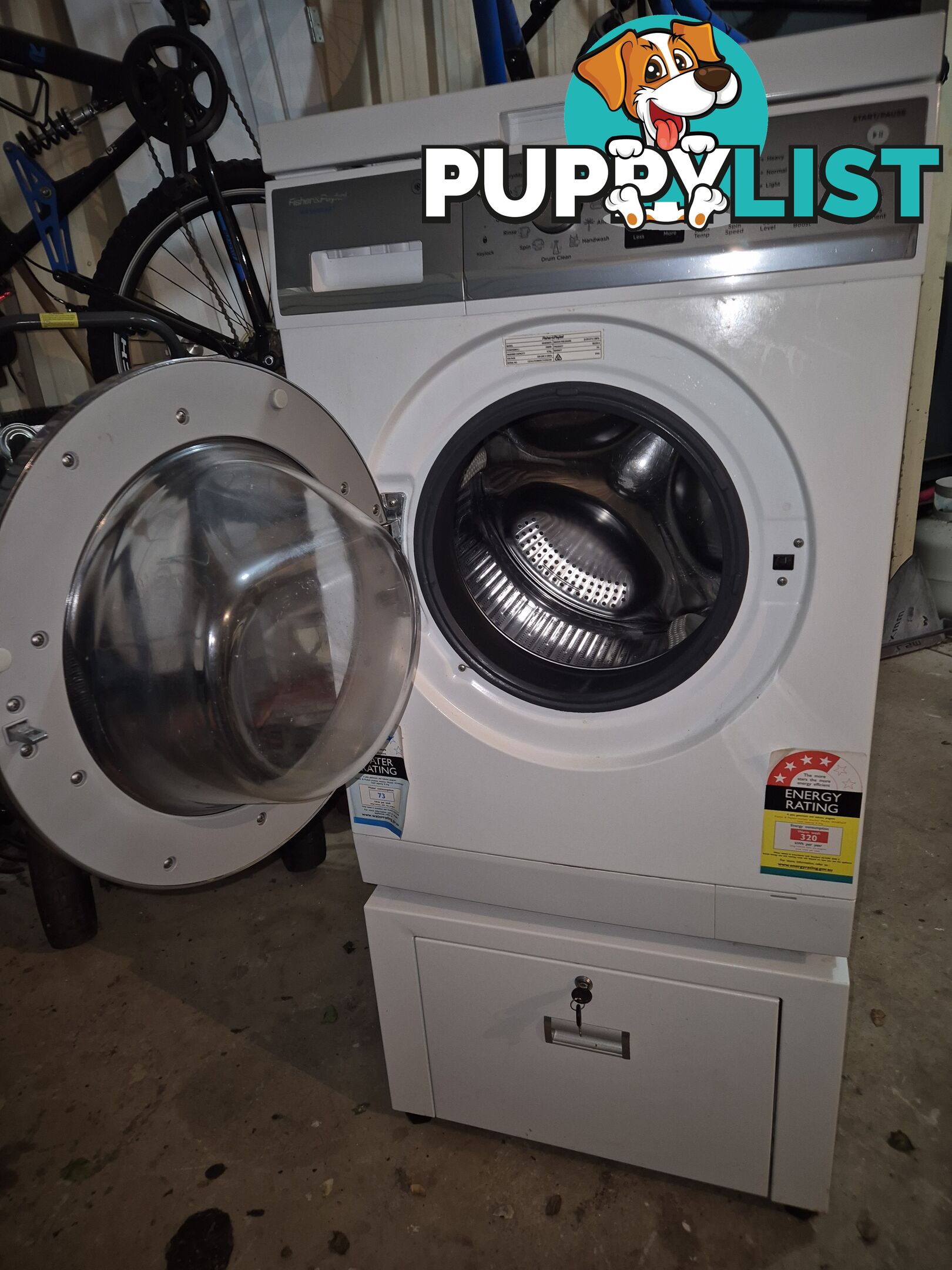 Fisher and Pakel Washsmart 9kg