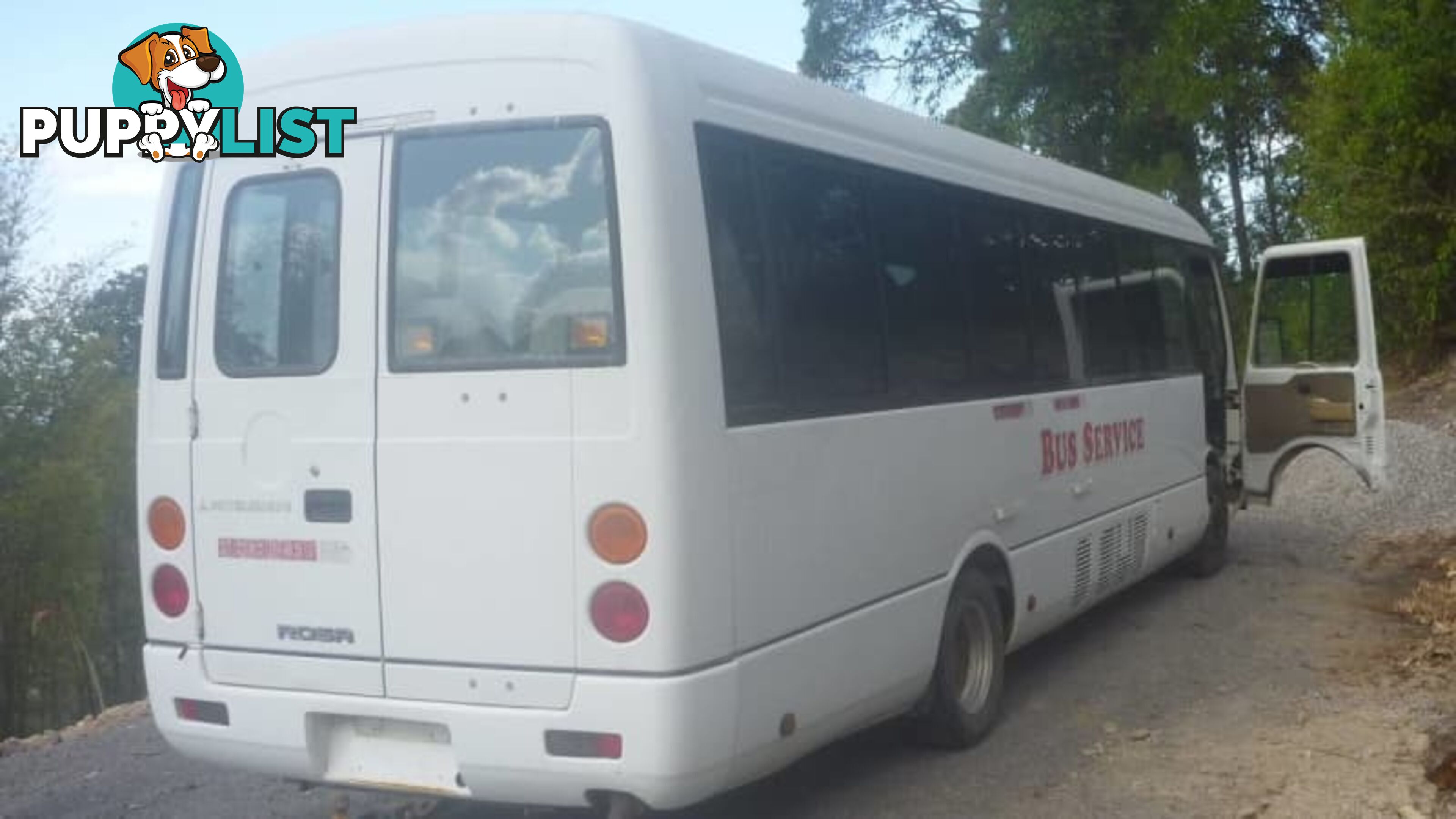 2004 Mitsubishi Rosa Bus White