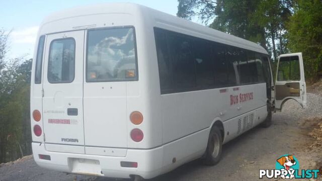 2004 Mitsubishi Rosa Bus White