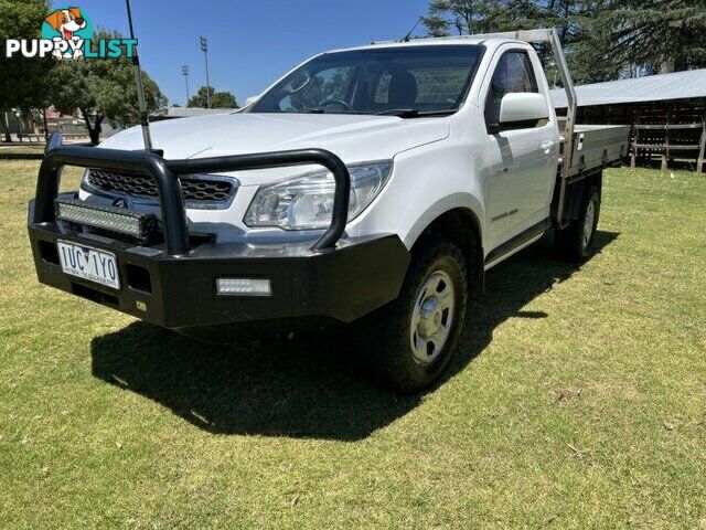 2014 HOLDEN COLORADO RG MY14 LX (4X4) CAB CHASSIS