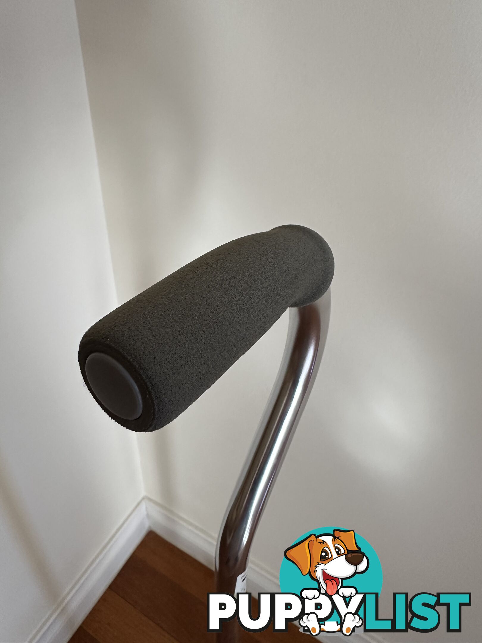 Walking Stick Quad Foot Adjustable Centred Base