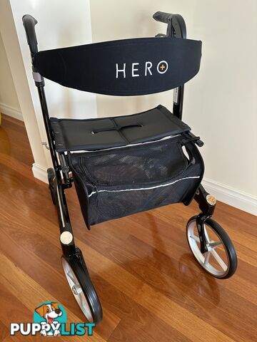 Hero Medical Outdoor Lite Seat Walker (Aluminium) like new