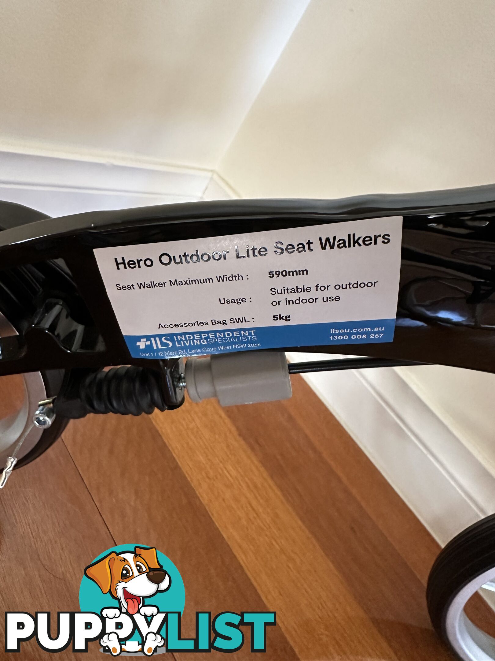 Hero Medical Outdoor Lite Seat Walker (Aluminium) like new