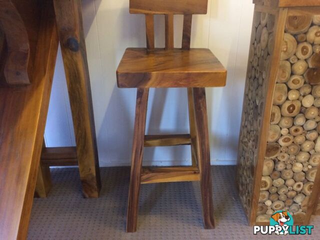 BARSTOOL W/ BACK 105X43X40 CM