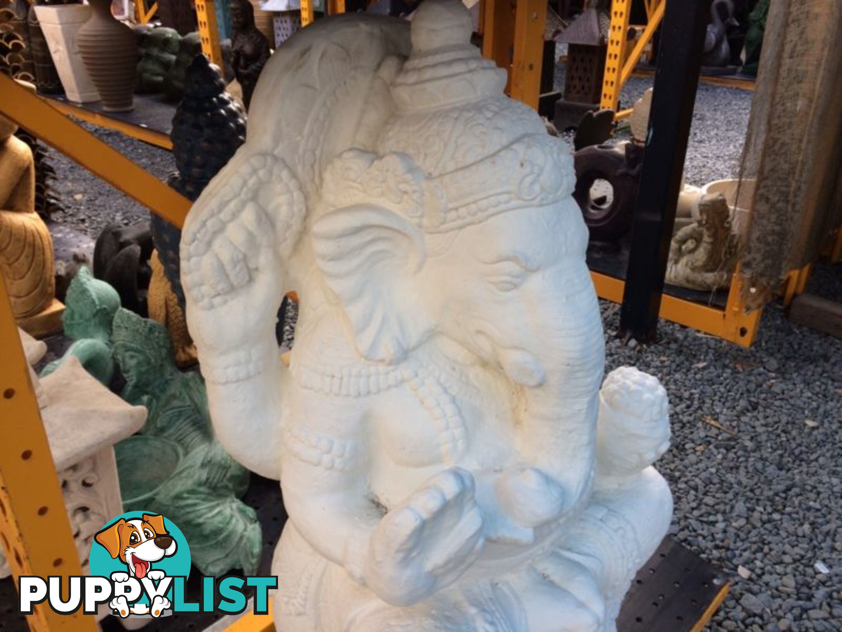 STATUE GANESHA 100cm (GREY/BC)