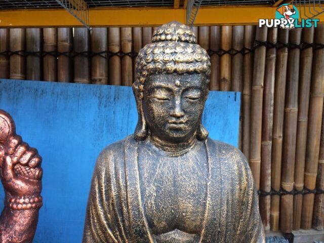 STATUE SITTING BUDDHA LOTUS 100cm