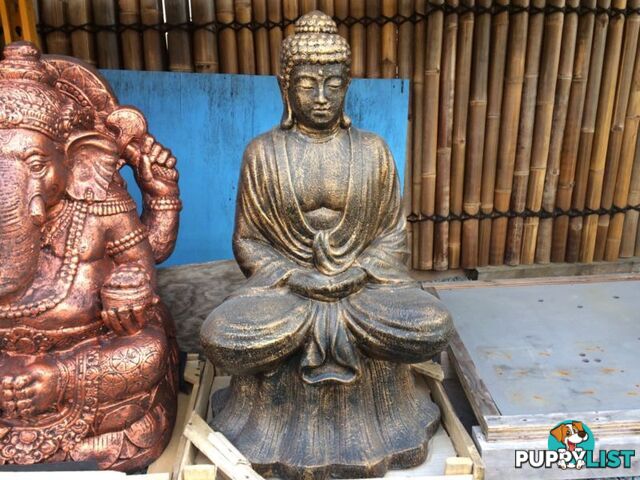 STATUE SITTING BUDDHA LOTUS 100cm