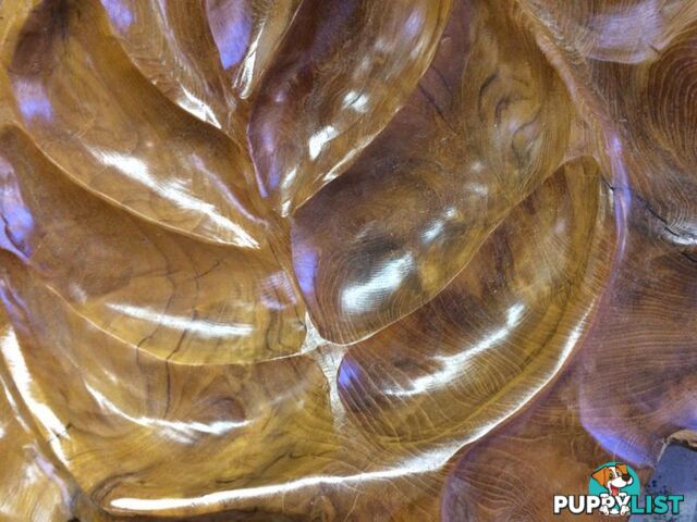 TEAK LEAF BOWL 50-60cm