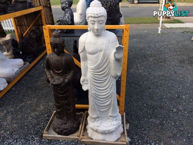 STATUE STANDING BUDDHA (WHITE)